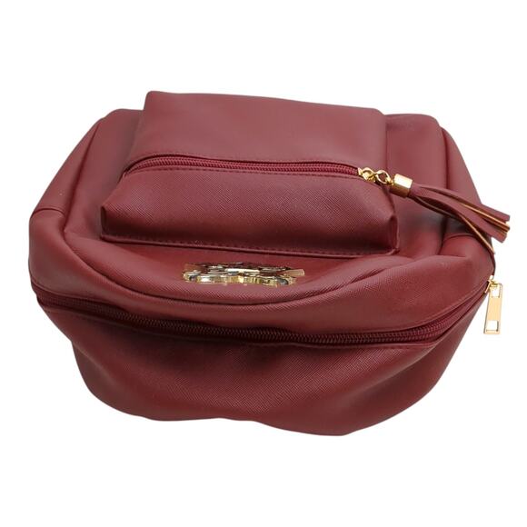 Harry Potter Wizarding World Hogwarts Crest Mini Backpack with Plaid Straps WB - Picture 5 of 8